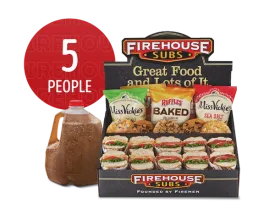 Firehouse Subs Standard Half Platter Subs Snacks